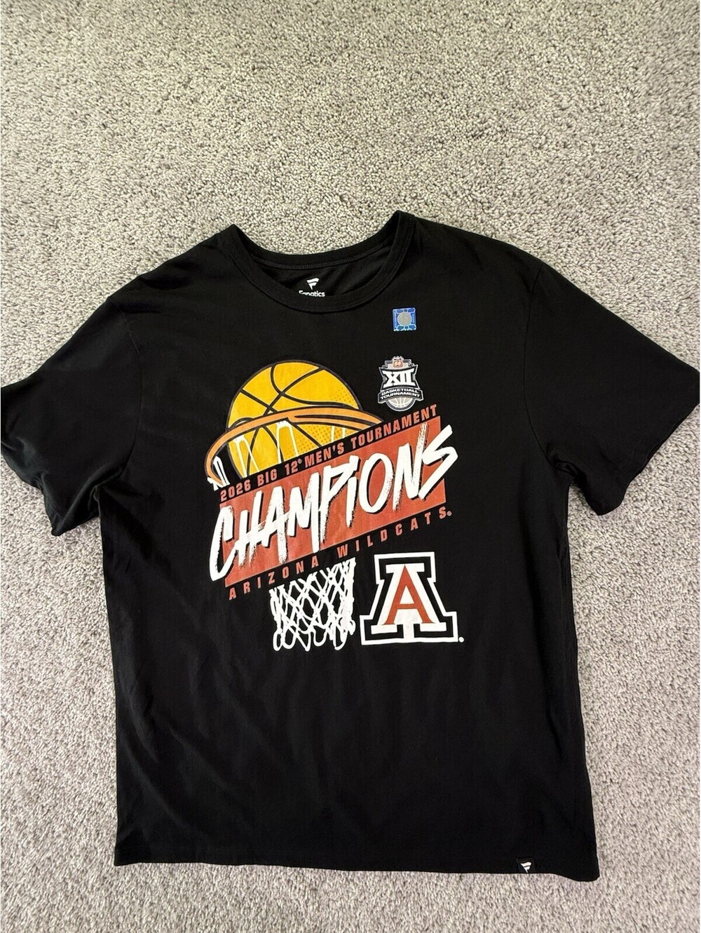 NWOT NCAA 2026 Champions Arizona Wildcats Men’s T Shirt Size Large